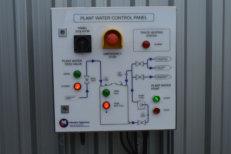 plant water control panel
