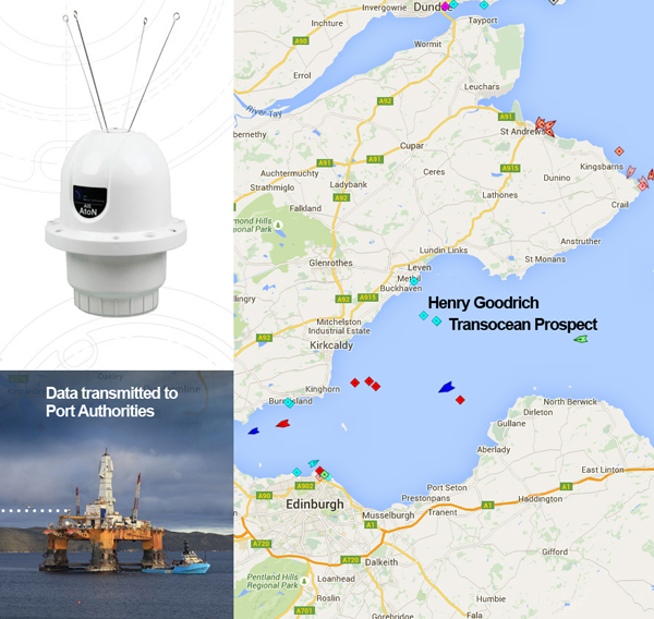 MSSL-AIS Informer for Henry Goodrich & Transocean Prospect Semi-Submersible