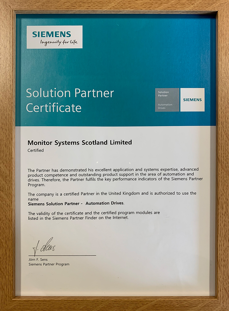 Siemens Solution Partner Certification