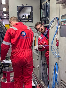 MSSL Engineers installing system upgrade